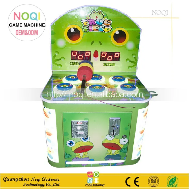 NQT-E03 coin operated hitting redemption crazy frog lottery game machine