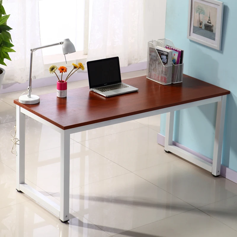 Modern Melamine table top and metal leg office table