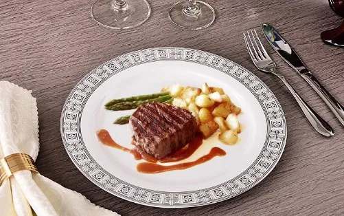 china custom printed ceramic plate wholesale dinner plate