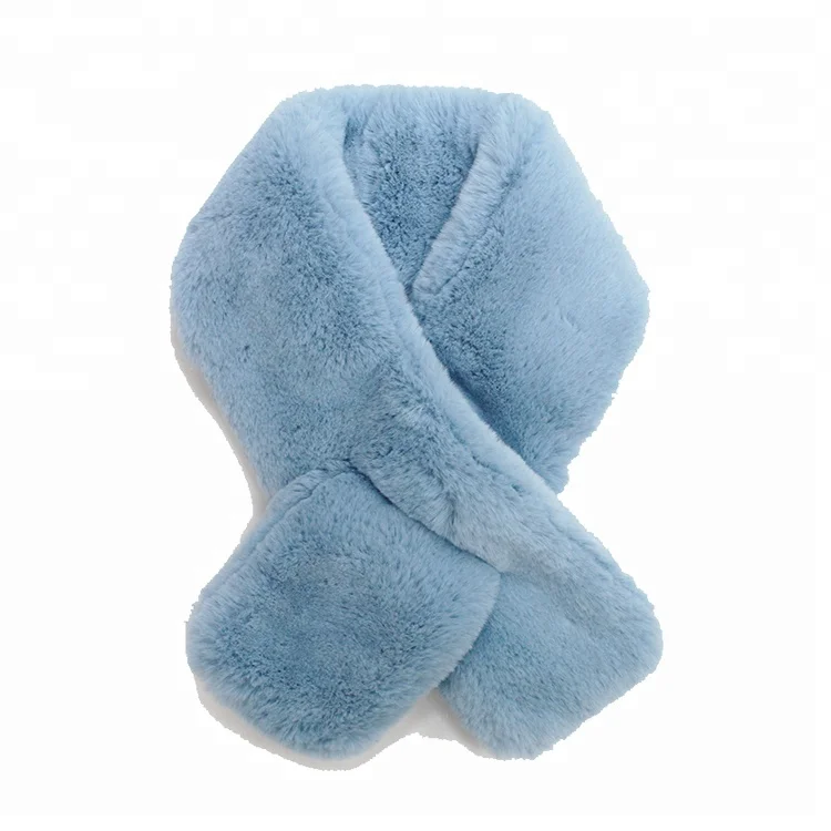 fashion girl  women Polyester Faux Fur Scarf winter