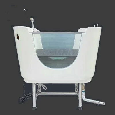 High quality plastic bathtub pet grooming shower tub dog SPA machine