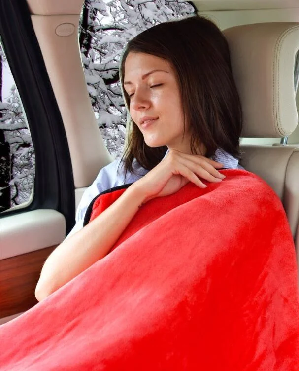 
Wholesale 12v car electric heating blanket for short drive 