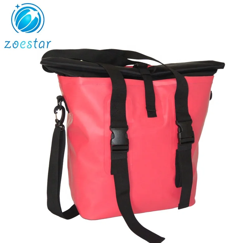 Waterproof Tote Dry Bag Top-Handle Shoulder Bag Pack with Zipper and Pocket
