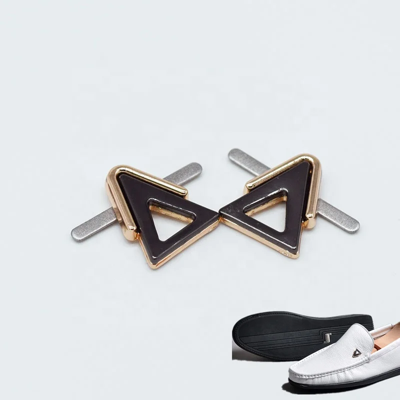 
Lower Price Excellent Metal Craft Badge Label Buckles Used For Footwear 
