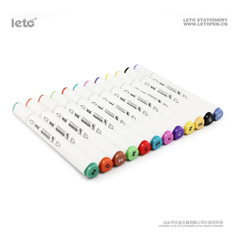 
Color markers double-ended Art permanent markers 