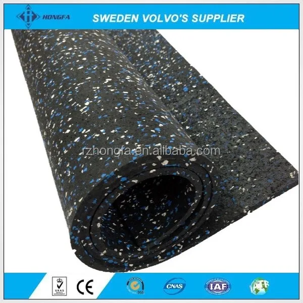 CE Certification Fitness 6mm Rubber Flooring Roll