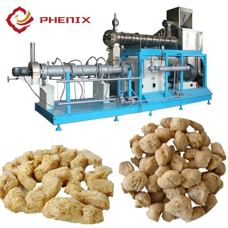 Soya Bean Protein Nuggets Food Process Machine from Phenix Machinery