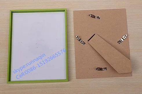 Wholesale Classical Colored PVC bildhalter 4X6 5X7 6X8 8X10 A4  61x91 Plastic Photo Frame For Poster Picture