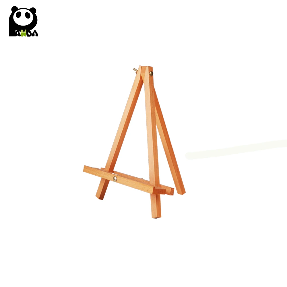 mini wooden tripod easel stand