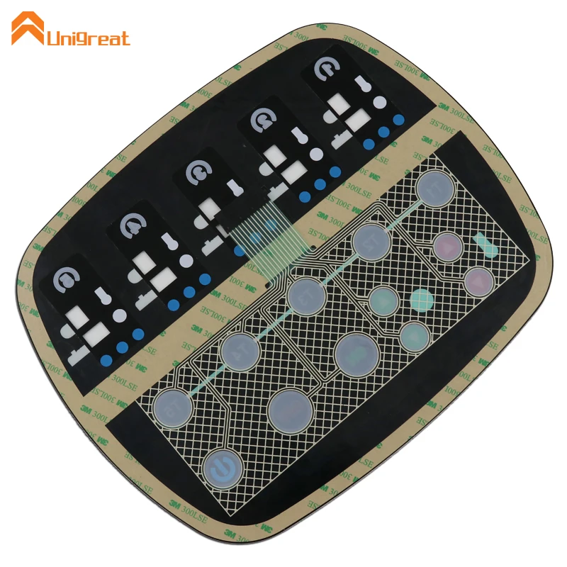 Multi touch button key LED LCD OLED display window PMMA acrylic capacitive touch panel switch pad plate board