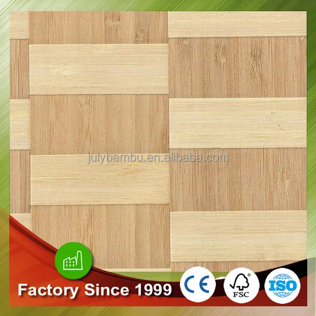 Bamboo braided veneer carbonized natural