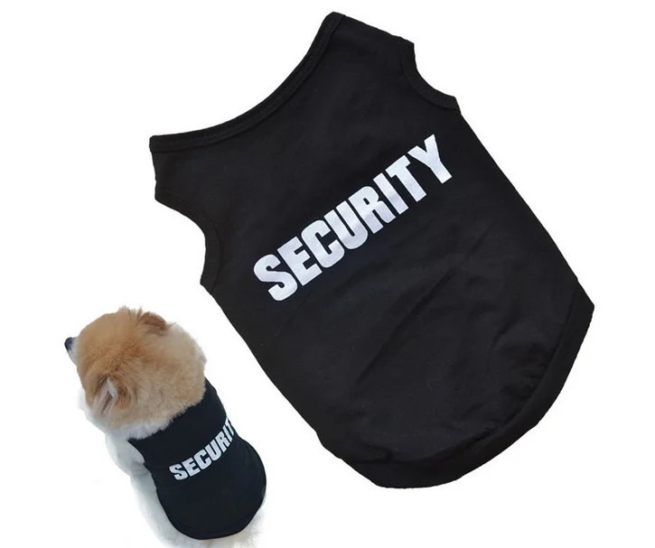 Wholesale Charm Large Size Security Cotton Summer Pet XXS Luxury Dog Clothes XXL Big Dog T-shirt