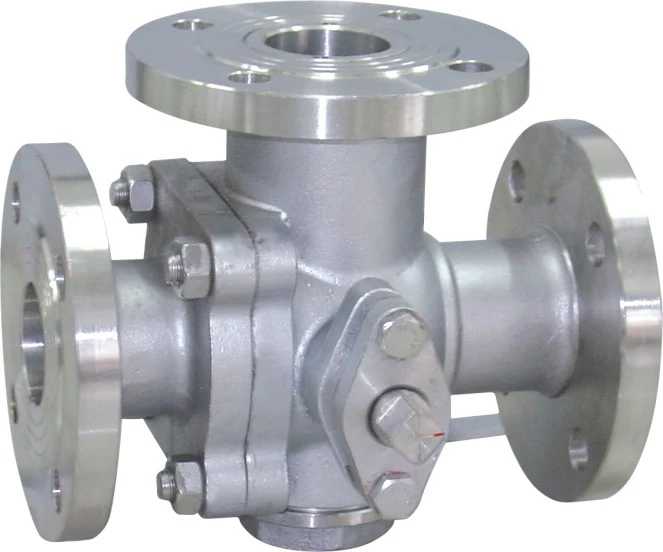 
WCB Three Way Floating Ball Valve 