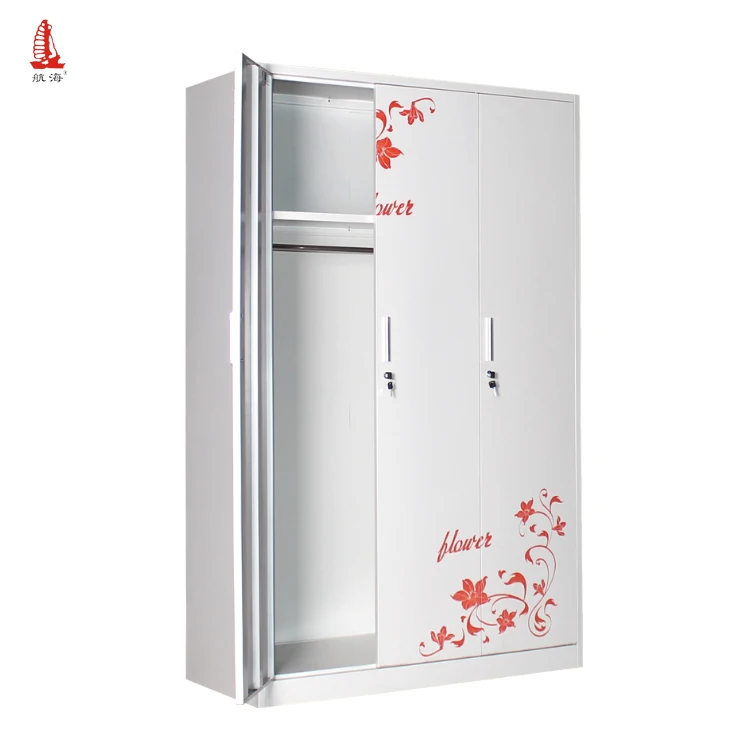 Bedroom wardrobe 3 door almirah iron almirah designs with price