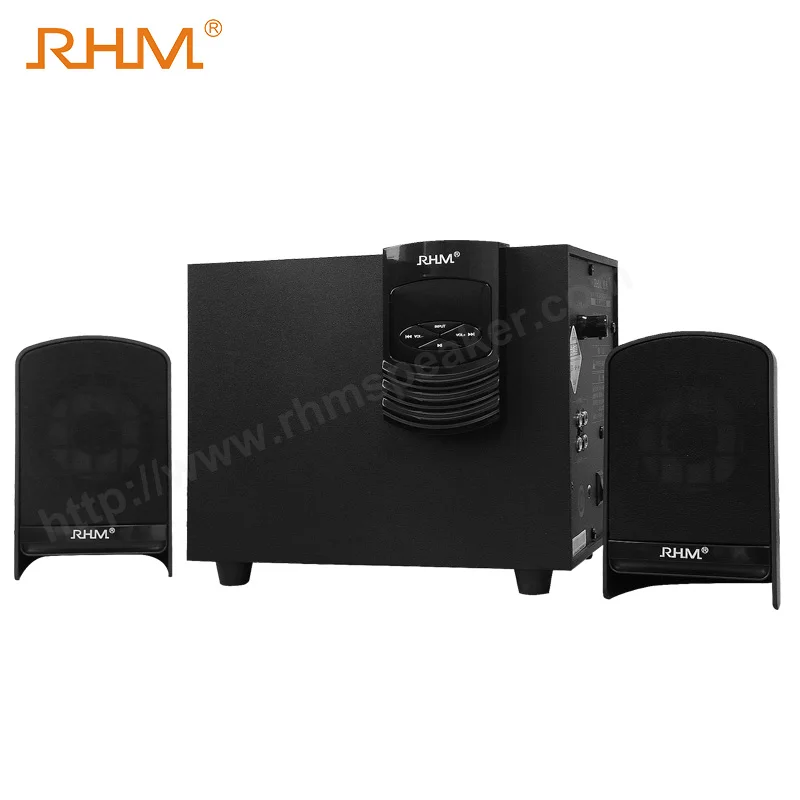 RHM 2.1CH Audio Sound Speaker Desktop Loud Speaker with BT/USB/FM