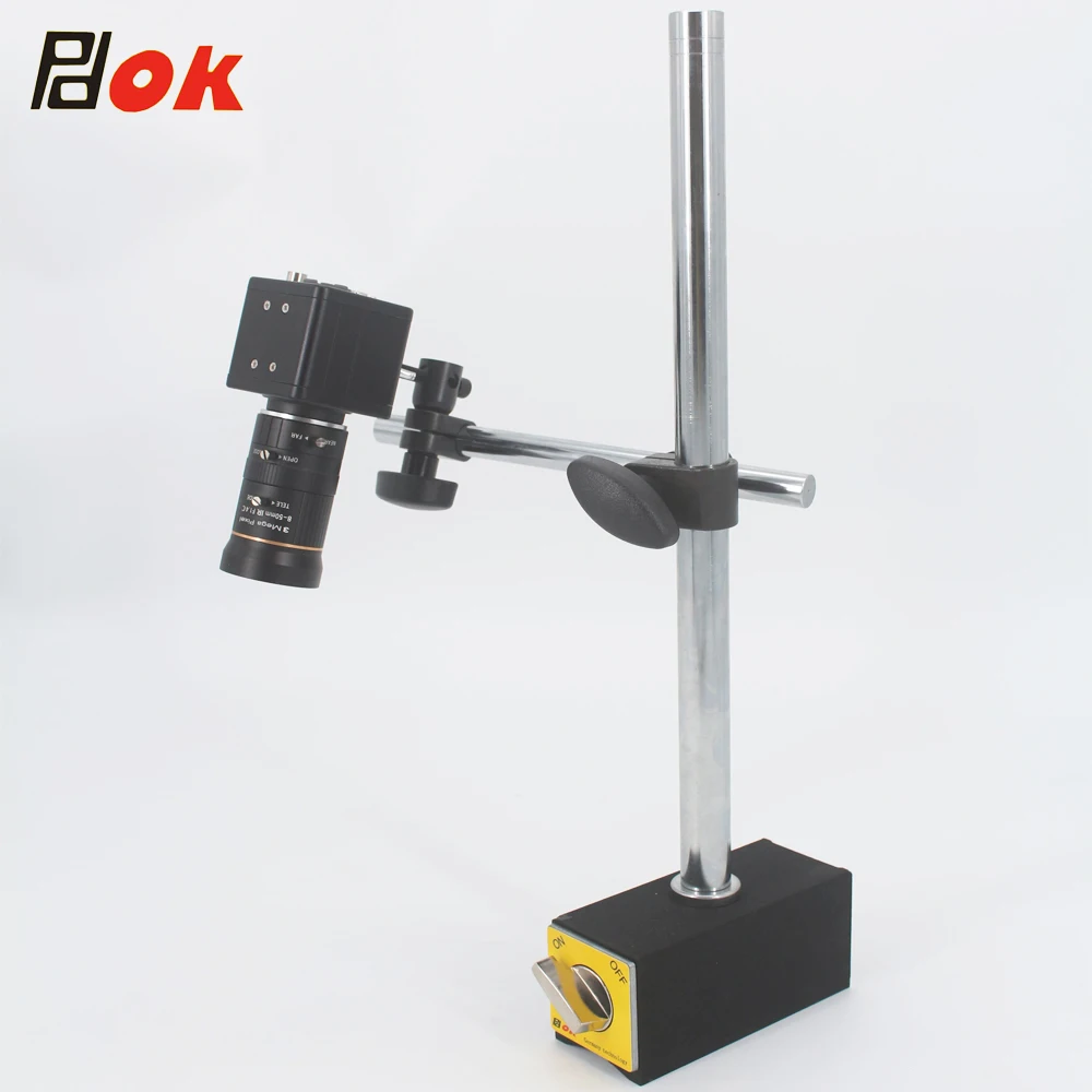 Industrial camera Microscope with big mechanical arm magnetic stand for intelligent visual surveillance and inspection