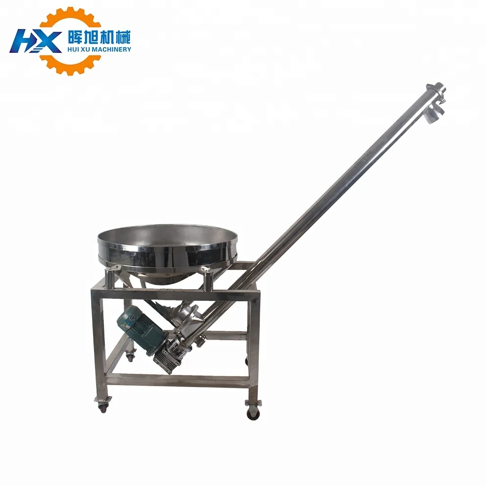 Big hopper screw feeding machine dry powder screw feeder factory supplier