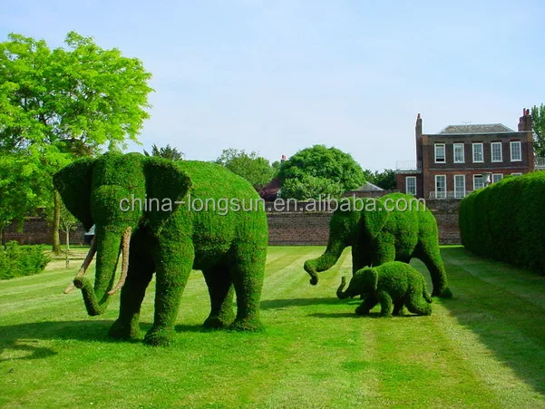 LSWS15122620 China wholesale custom made style artificial boxwood sculpture for landscaping