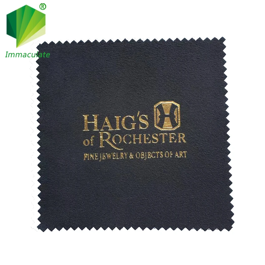 Бархатная ткань с логотипом на заказ для шкатулки для ювелирных изделий, ткань для полировки ювелирных изделий с защитой от перегрузок