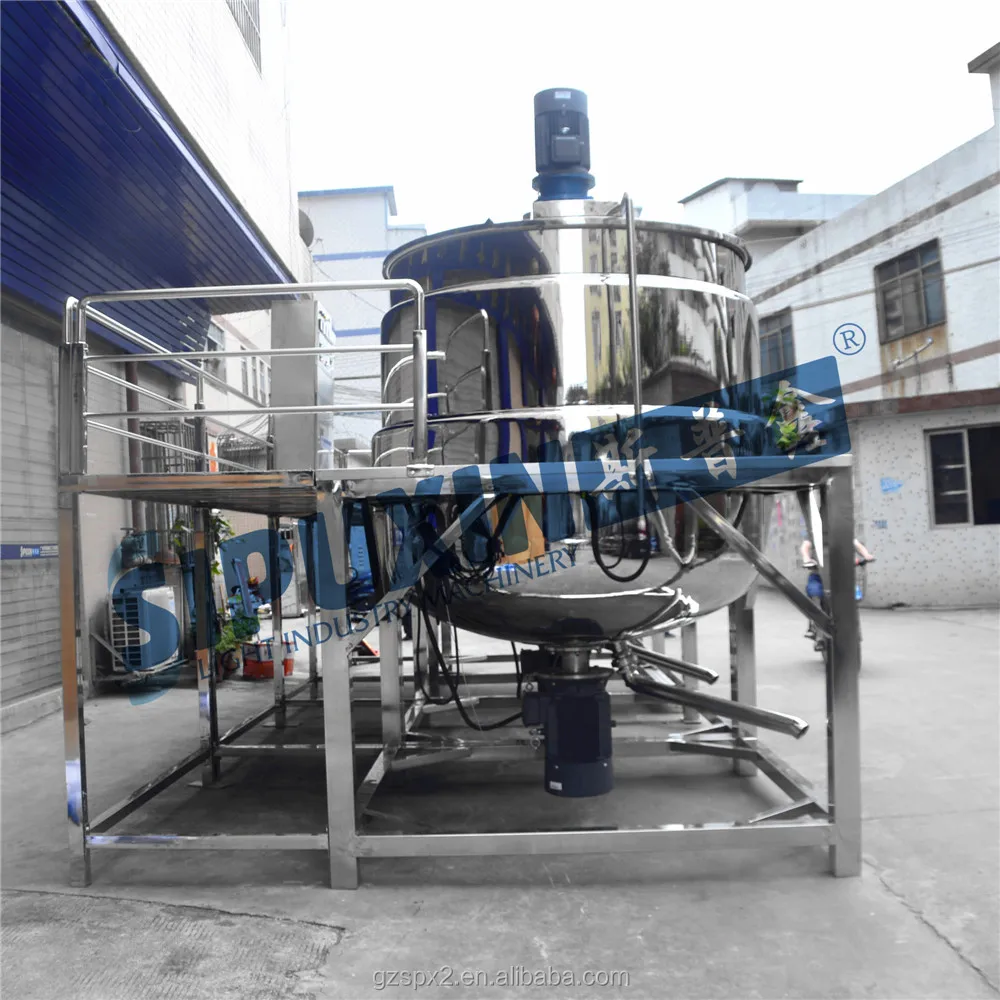 Sipuxin cosmetic cream machine shampoo mixer tank Liquid detergent lotion mixer (combined tank)