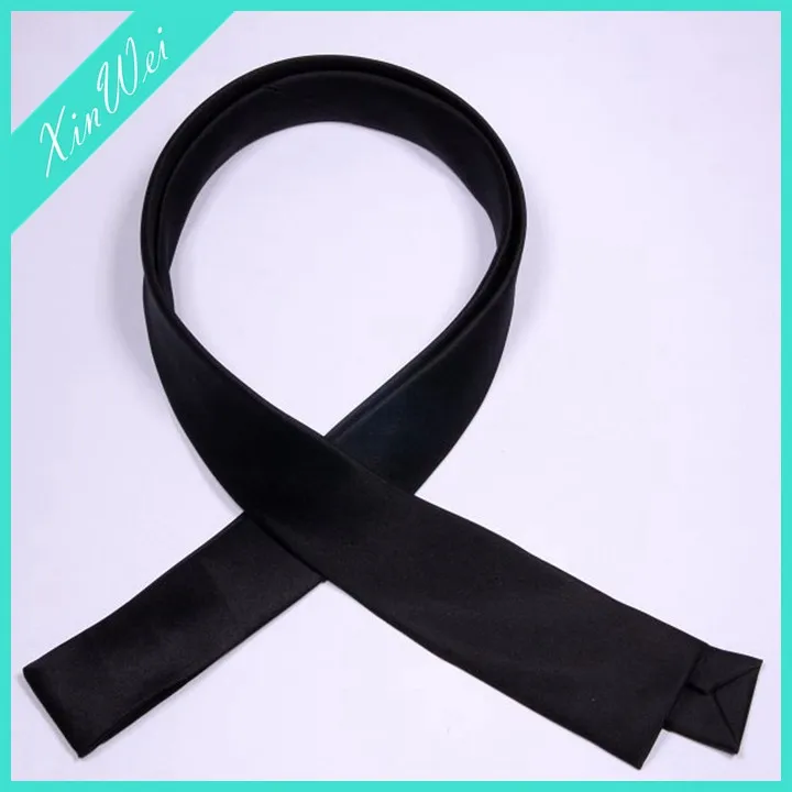 
Fashionable Skinny Slim Solid Multi Color Neck Tie 