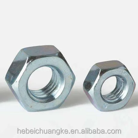 China Suppliers Hot Sale Hex Nut 4.8 Stainless Steel Bolt Nuts M8 DIN 934 Hex Nut