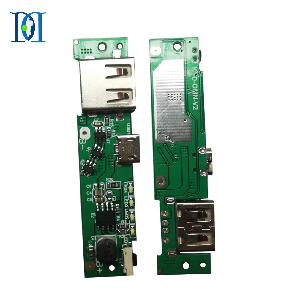 Электрический фонарик Power Bank USB pcba Ассамблеи