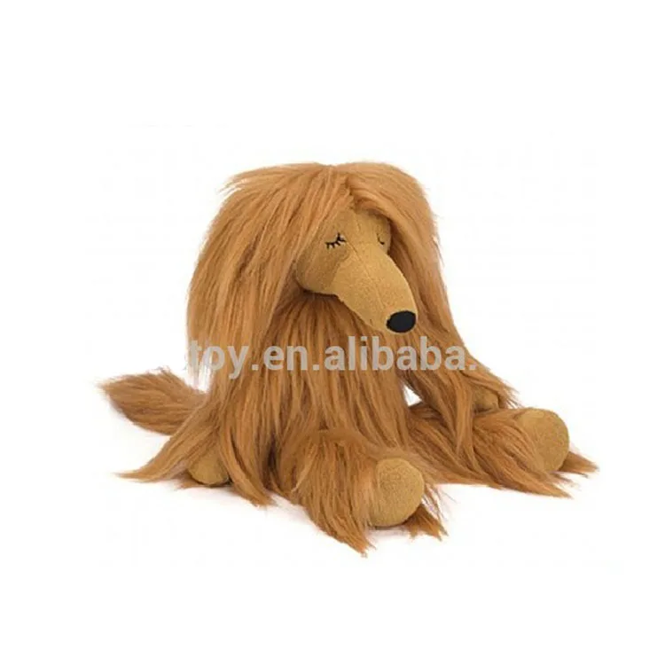 Custom Fluffy Dog Toy Stuffed Animal Life Size Real Plush Dog