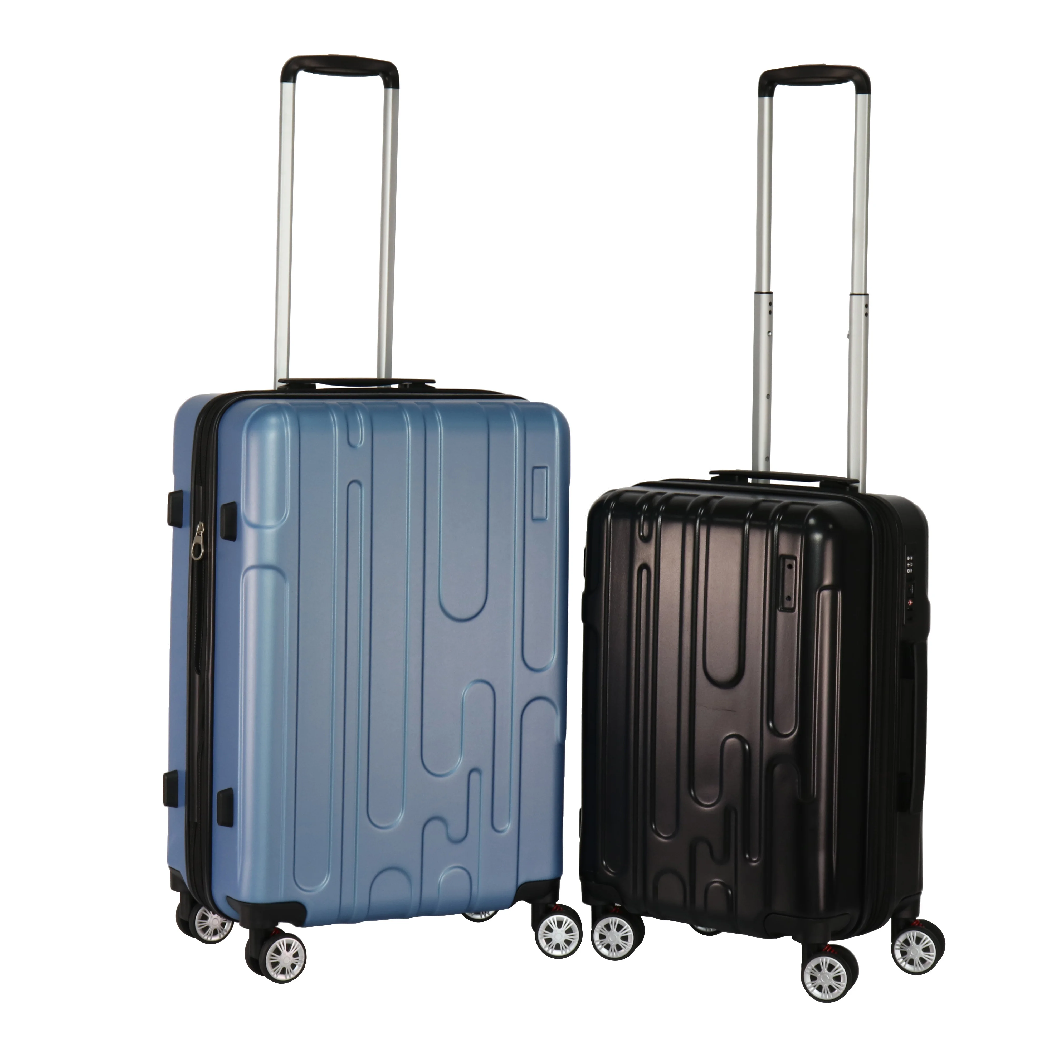 
Hot selling abs/pc travel luggage bag luggage cabin size with expandable 