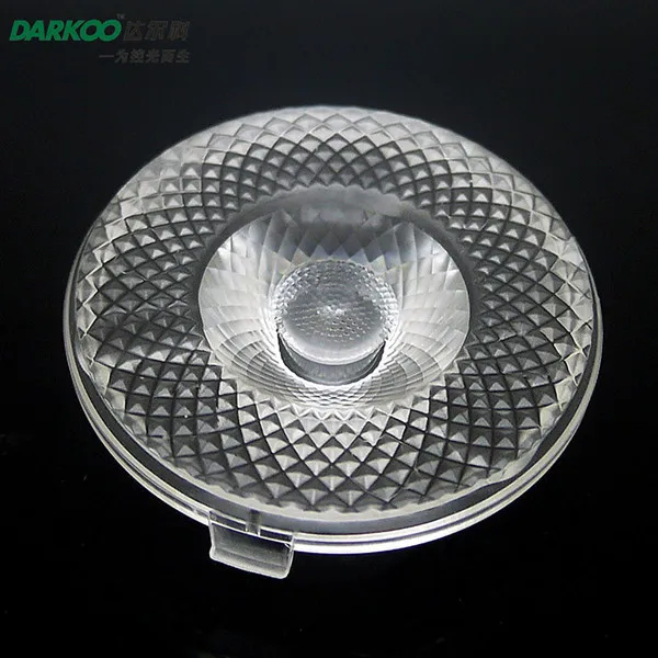 Darkoo Optics Transparent Round Circular Led Lamp Lens Pc 50mm Optical Pmma Lenses
