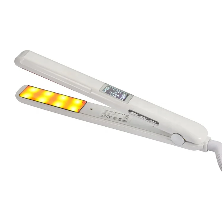 
Hot-selling Ultrasonic Infrared Hair Care Iron Cold Hair Straightener Flat Iron 