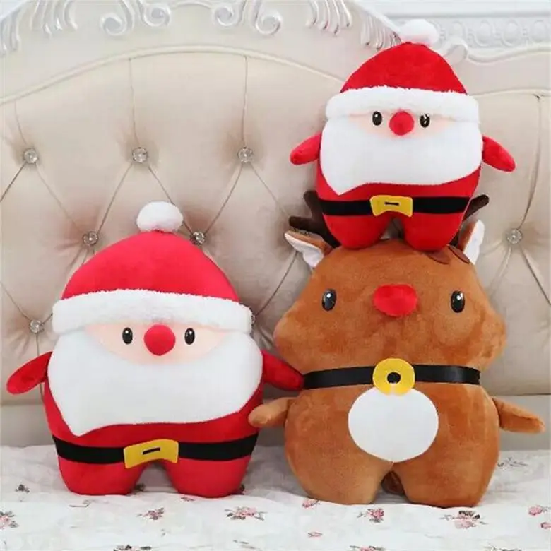 
wholesale cotton decorative cheap christmas pillow for kids 