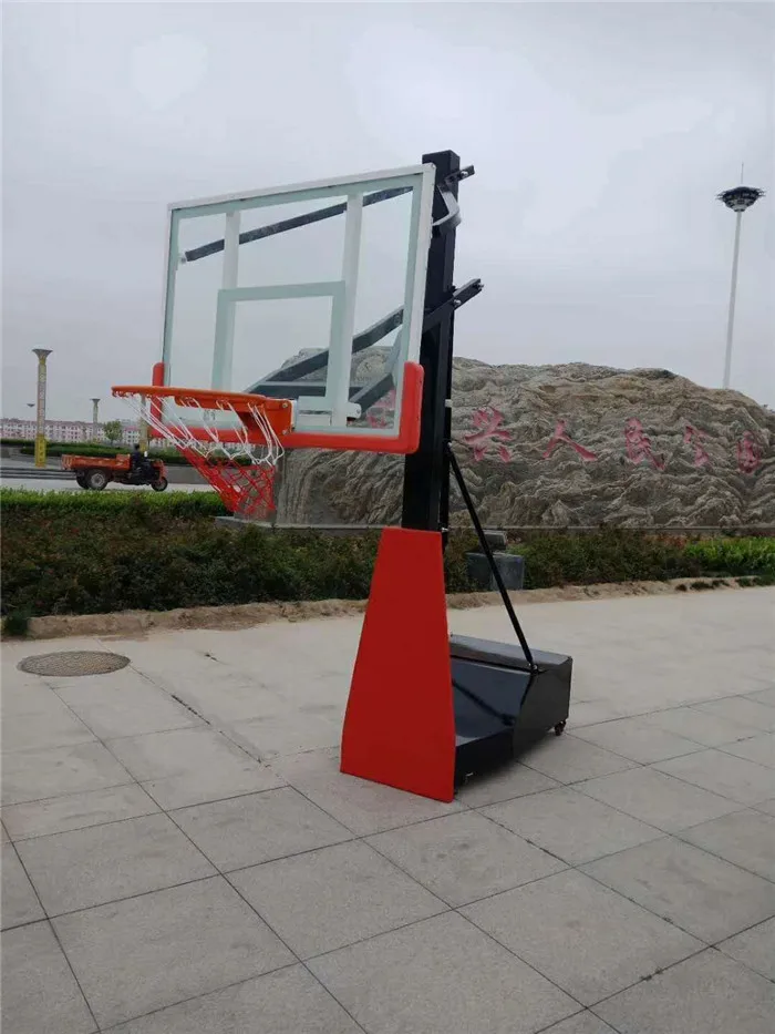 New productInternational standard Manual hydraulic basketball stand / frame for sale