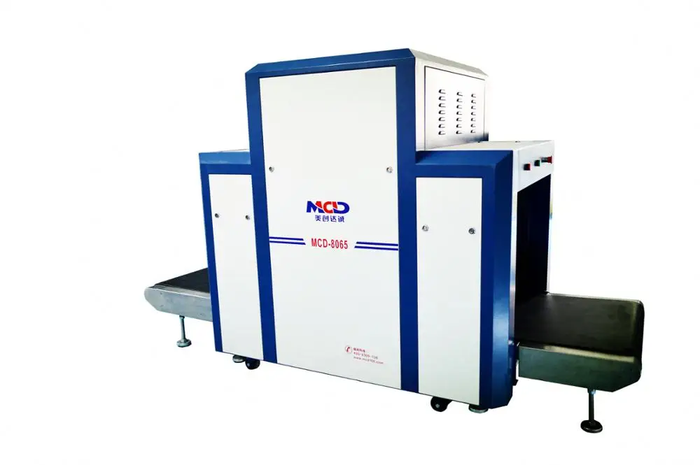 MCD-8065 large size Xray baggage scanner used in airport