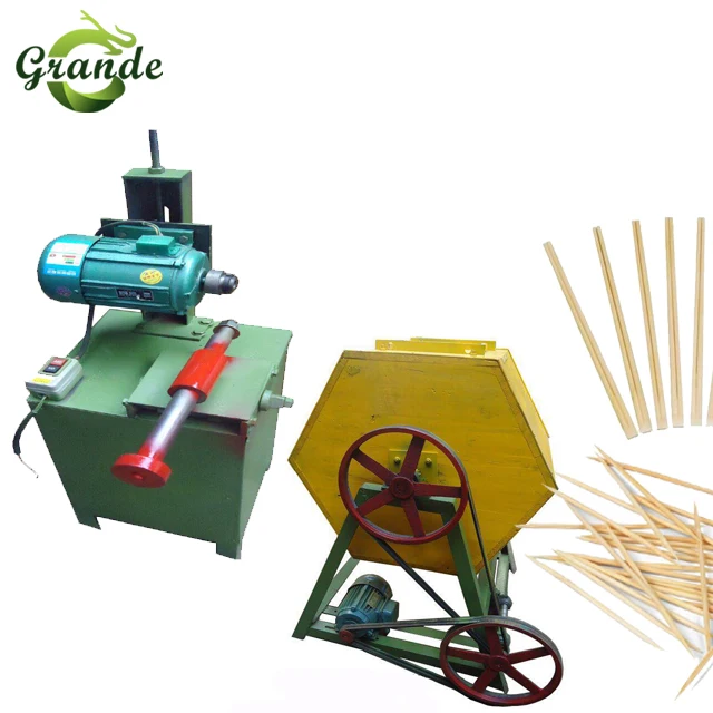 Линия по обработке бамбуковых зубочисток