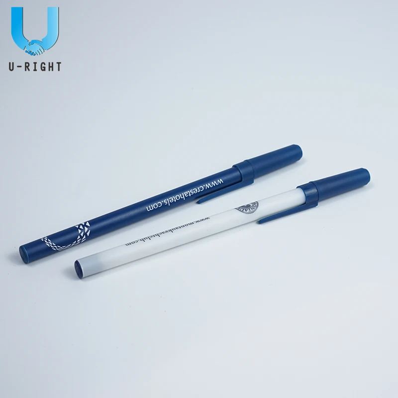 Hot Plastic Slim Stick BIG Pen for Hotel