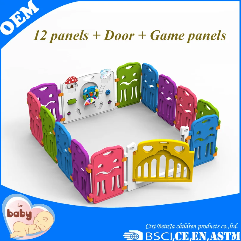 
Assemble baby play fence kids safety game fence popular baby security products 