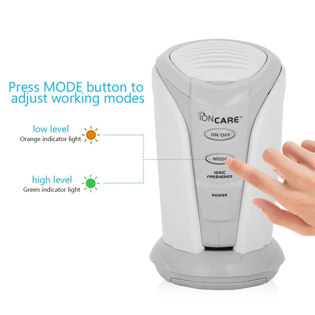 
Portable Ozone Generator Refrigerator Deodorizer Sterilizer Food Preservation Air Purifier 