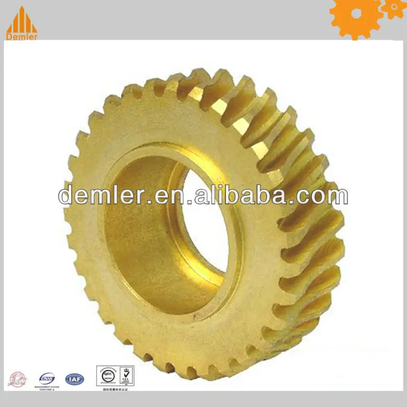 
Reducer worm shaft; worm wheel 20CrMnTi/bronze 