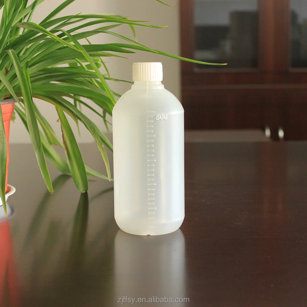 500ml round Medicine cough syrup liquid plastic bottle medical supplement nutrition  powder jar