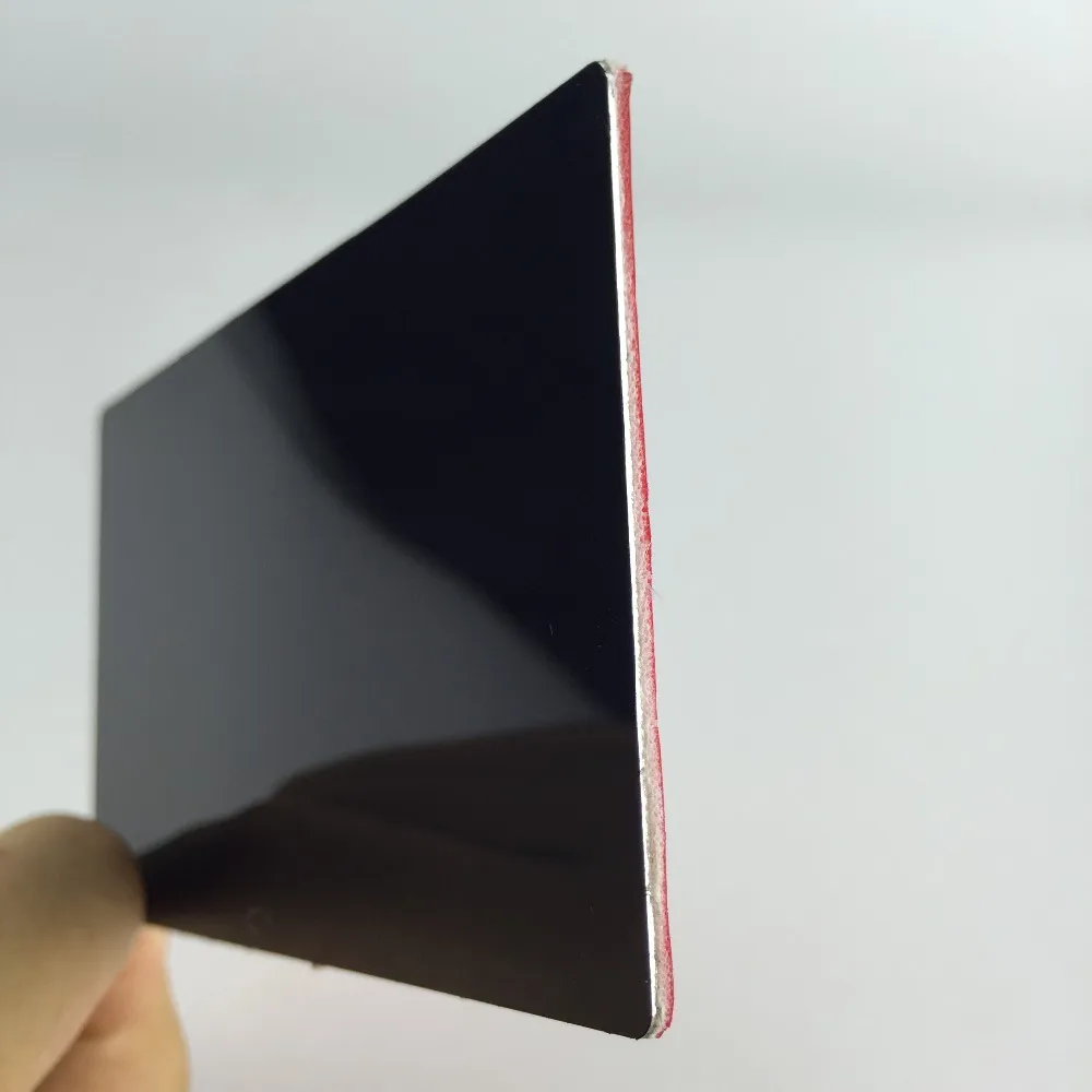 Business Card Sublimation Blank Metal Factory Wholesale High Quality Customized Medal 2 Color Machine Nameplate Cutting Support