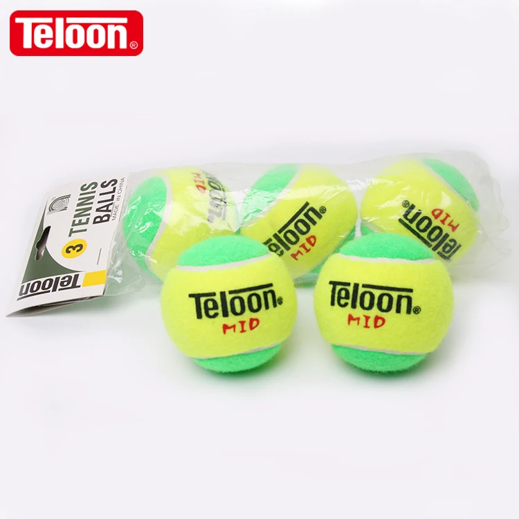 ITF Approved Brand Teloon OEM low Pressurized children/kids training tennis ball for Stage 1