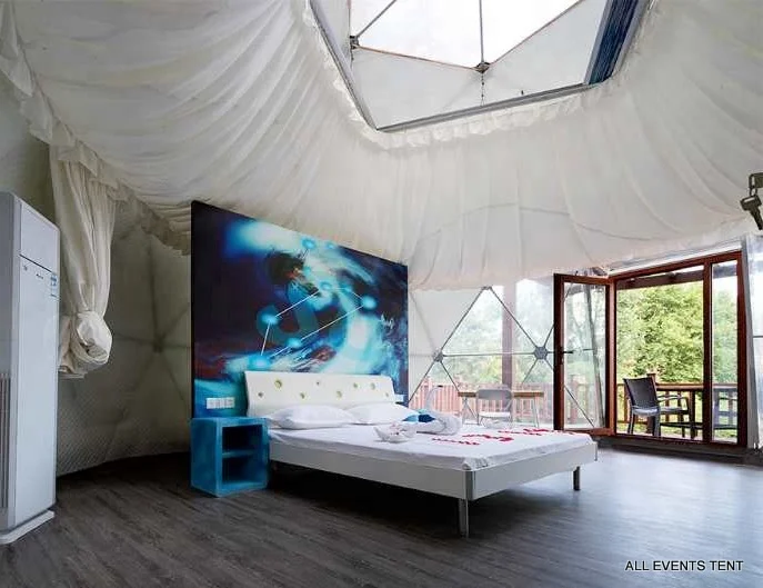 Transparent Or Custom Printed Special Geodesic Dome House