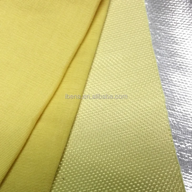Para aramid тканые и трикотажные ткани/арамидные ткани огнестойкие антиразбрызговые с алюминиевым покрытием