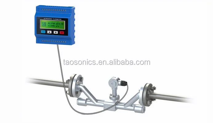 Low Cost Plastic Mini Ultrasonic Water Flow Meter for Liquid Measurement Measuring