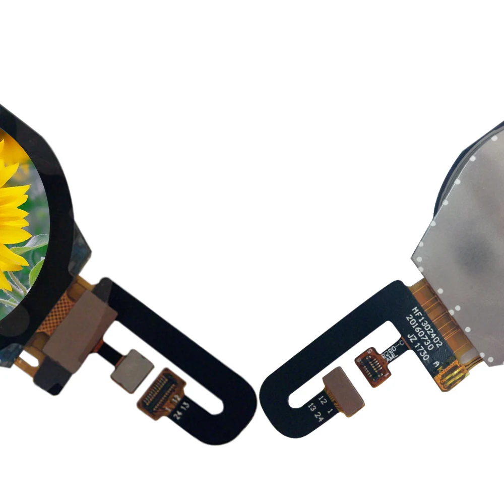 smart screen1.3 inch 240*240 round IPS tft lcd display with CTP panel and SPI interface screen for smart watch