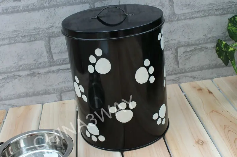  Металлический контейнер для еды собак