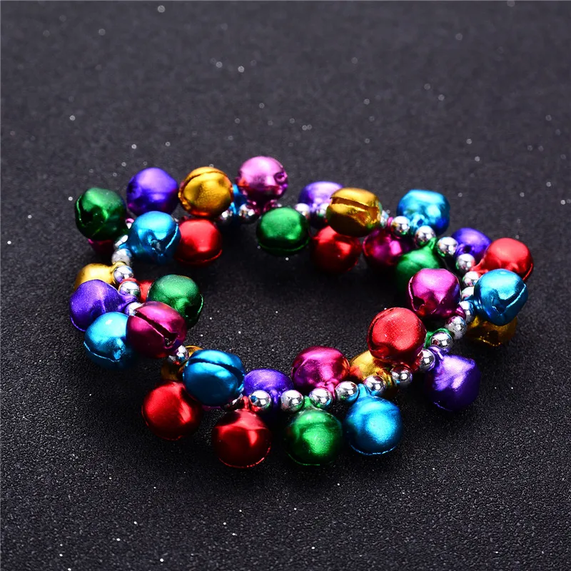 Christmas Party Jingle Bell Bracelet Christmas Bell Bracelet For Kids Jewelry Christmas Gifts