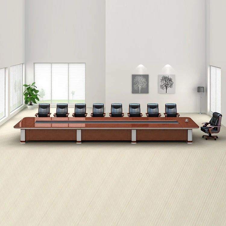 Multimedia big size modular 20 person modern conference table