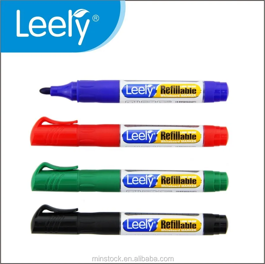 Leery Refillable Whiteboard Marker with Refill Ink Cartrige